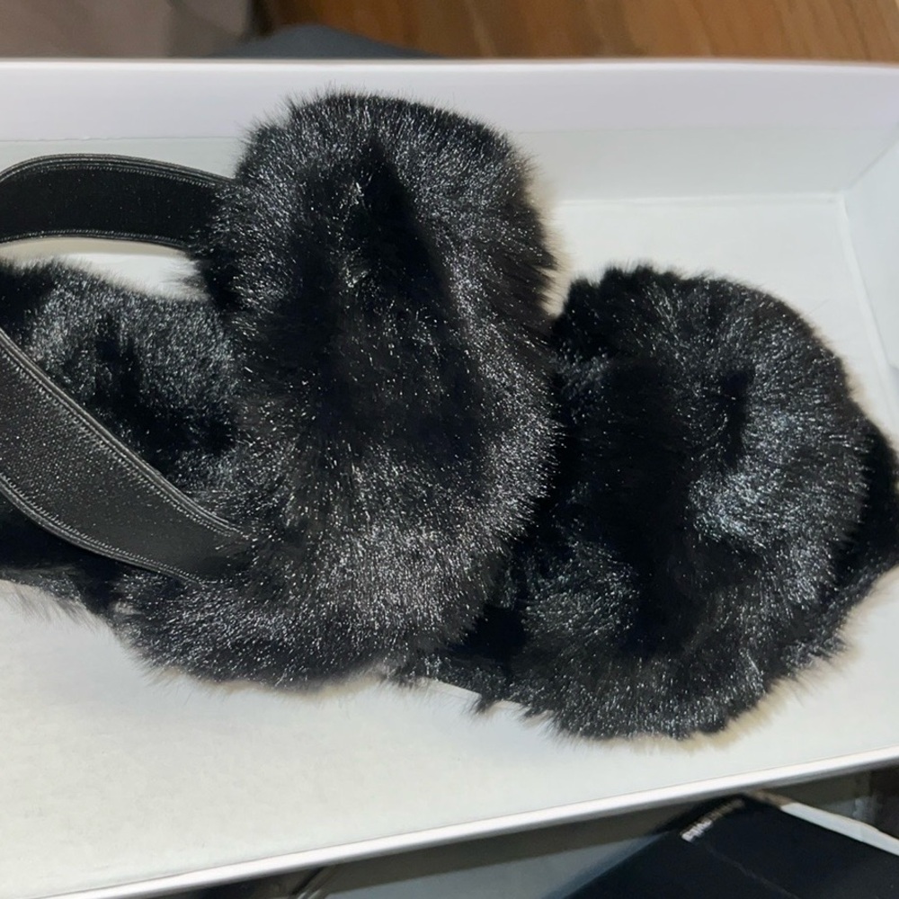 New Dolce Vita Pattel Treaded Slippers Black size 10 new in box - Picture 2 of 11